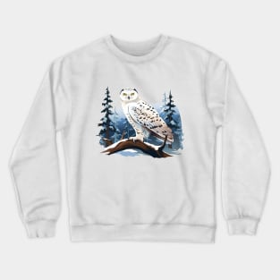 Snowy Owl Crewneck Sweatshirt
